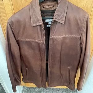 Wilson leather lined bomber jacket